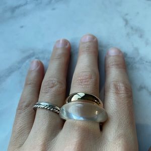 Double stackable dome rings